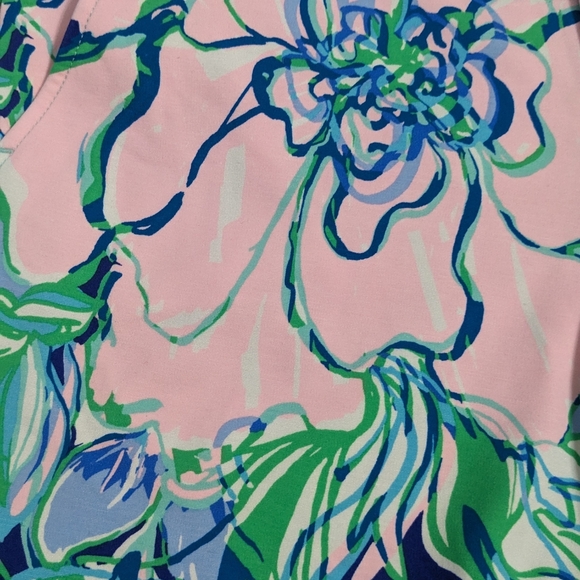 EUC! Lilly Pulitzer Darci Knit Short Multi Party Thyme Size 6 - Picture 3 of 12